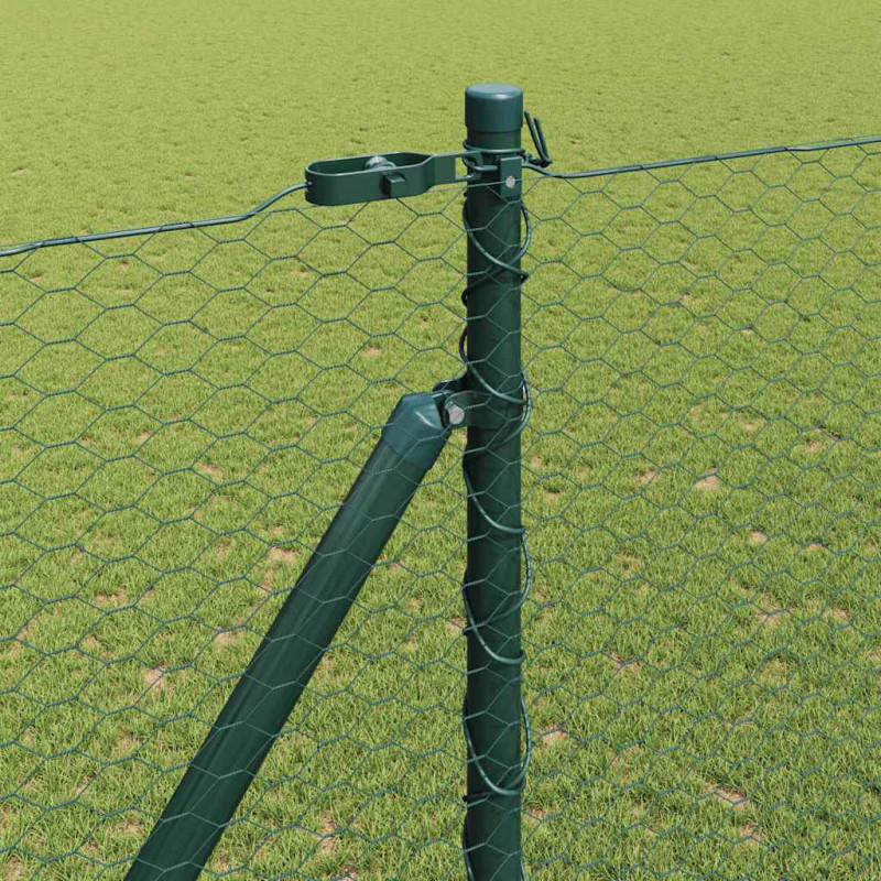 Słupek ogrodzeniowy. Zielony 50 x 1,5 m (siatka 25 mm)