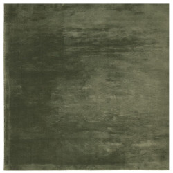 Dywan HUARTE z krótkim włosiem, zielony, 240x240 cm