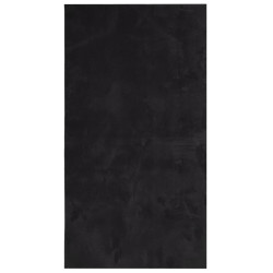 Dywan HUARTE z krótkim włosiem, czarny, 60x110 cm