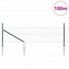 Słupek ogrodzeniowy. Zielony 100 x 0,5 m (siatka 13 mm)