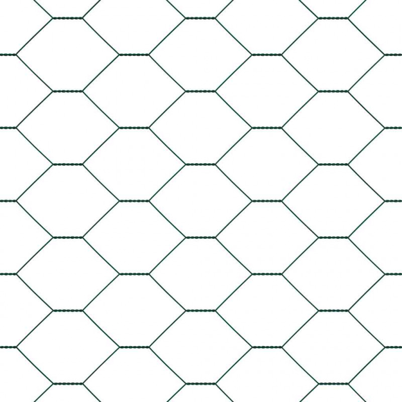 Słupek ogrodzeniowy. Zielony 100 x 0,5 m (siatka 50 mm)