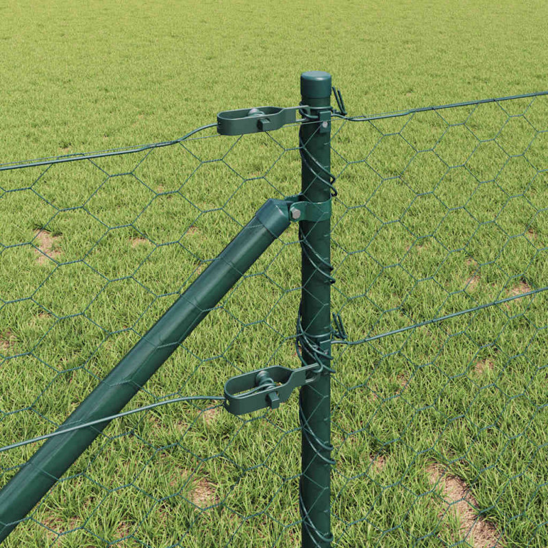 Słupek ogrodzeniowy. Zielony 100 x 0,8 m (siatka 50 mm)