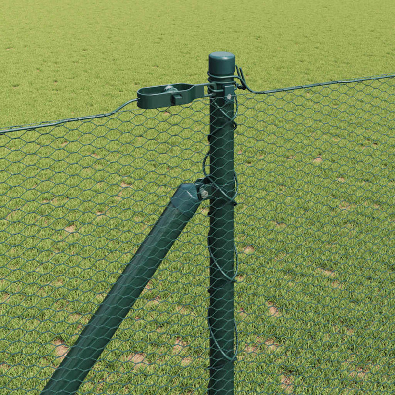 Słupek ogrodzeniowy. Zielony 100 x 1 m (siatka 13 mm)