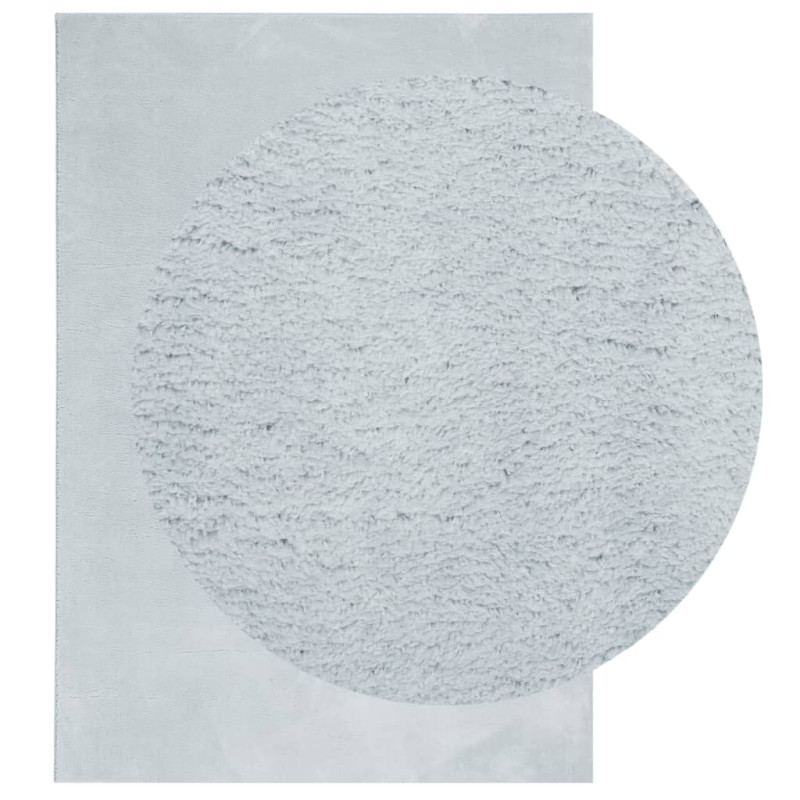 Dywan HUARTE z krótkim włosiem, niebieski, 140x200 cm