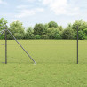 Słupek ogrodzeniowy. Szary 25 x 1 m (25 mm siatka) Stal