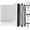 Słupek ogrodzeniowy. Szary 25 x 1,2 m (siatka 13 mm) Stal