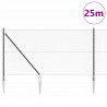 Słupek ogrodzeniowy. Szary 25 x 1,2 m (siatka 13 mm) Stal