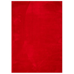 Dywan HUARTE z krótkim włosiem, czerwony, 200x280 cm