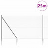 Słupek ogrodzeniowy. Szary 25 x 1,5 m (siatka 13 mm) Stal