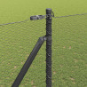 Słupek ogrodzeniowy. Szary 25 x 1,5 m (siatka 13 mm) Stal
