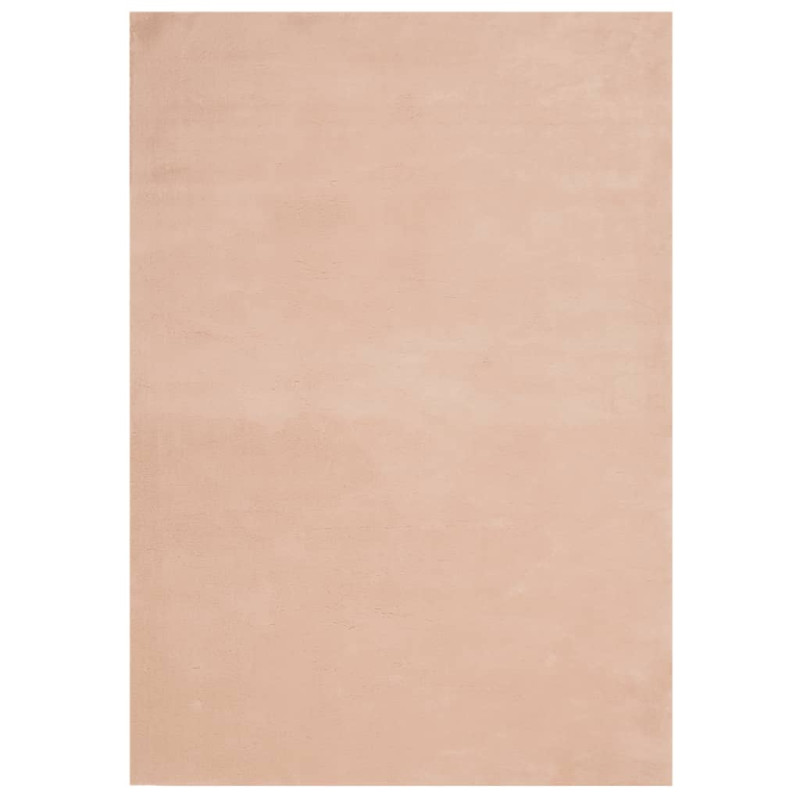 Dywan HUARTE z krótkim włosiem, różowy, 160x230 cm