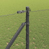 Słupek ogrodzeniowy. Szary 50 x 1,4 m (siatka 13 mm) Stal i PVC
