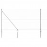 Słupek ogrodzeniowy. Srebrny 25 x 1 m (siatka 50 mm) Stal