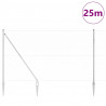 Słupek ogrodzeniowy. Srebrny 25 x 1,5 m (siatka 50 mm) Stal