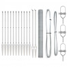 Słupek ogrodzeniowy. Srebrny 25 x 1,6 m (siatka 13 mm) Stal