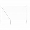 Słupek ogrodzeniowy. Srebrny 25 x 1,6 m (siatka 13 mm) Stal