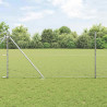 Słupek ogrodzeniowy. Srebrny 50 x 1,4 m (siatka 25 mm) Stal