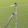 Słupek ogrodzeniowy. Srebrny 50 x 1,6 m (siatka 25 mm) Stal