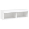 Szafka TV z oświetleniem LED, biała, 100x30x30 cm