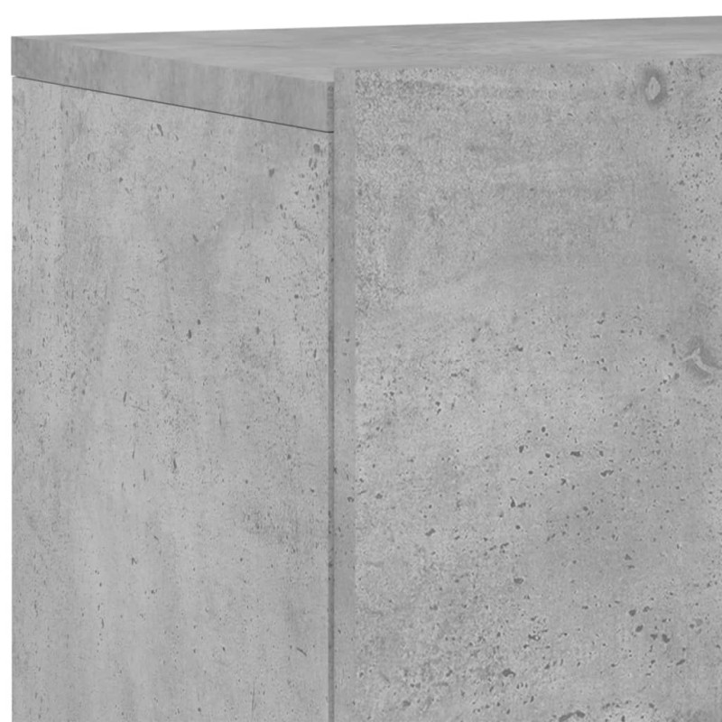 Ścienne szafki TV, 2 szt., szarość betonu, 60x30x41 cm
