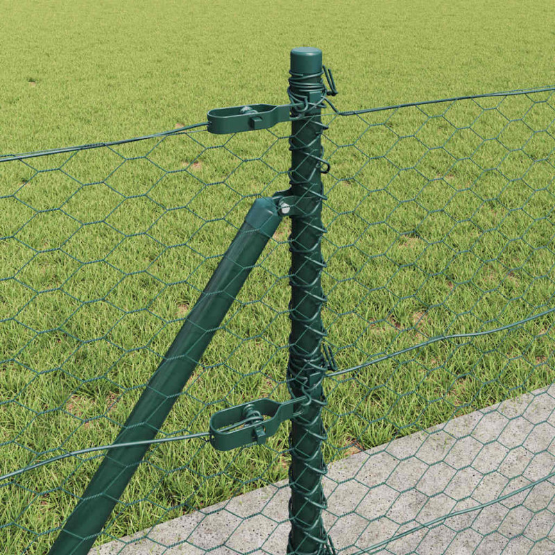 Słupek ogrodzeniowy. Zielony 25 x 0,6 m (siatka 36 mm)