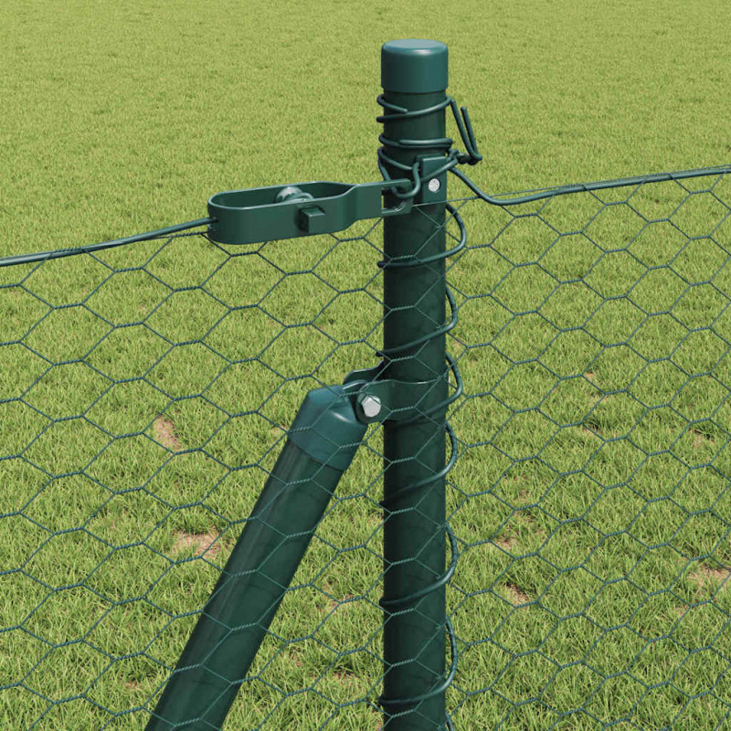 Słupek ogrodzeniowy. Zielony 25 x 0,8 m (siatka 25 mm)