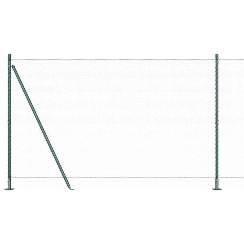 Słupek ogrodzeniowy. Zielony 25 x 1,6 m (25 mm siatka)