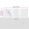 Słupek ogrodzeniowy. Zielony 50 x 0,4 m (siatka 25 mm)