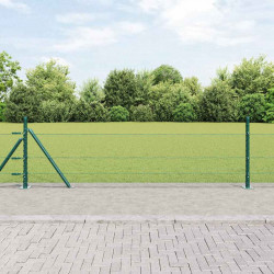 Słupek ogrodzeniowy. Zielony 50 x 0,5 m (rozmiar oczka 13 mm)