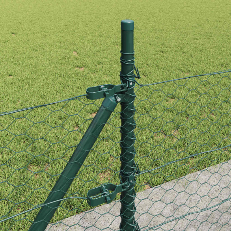 Słupek ogrodzeniowy. Zielony 50 x 0,5 m (siatka 36 mm)