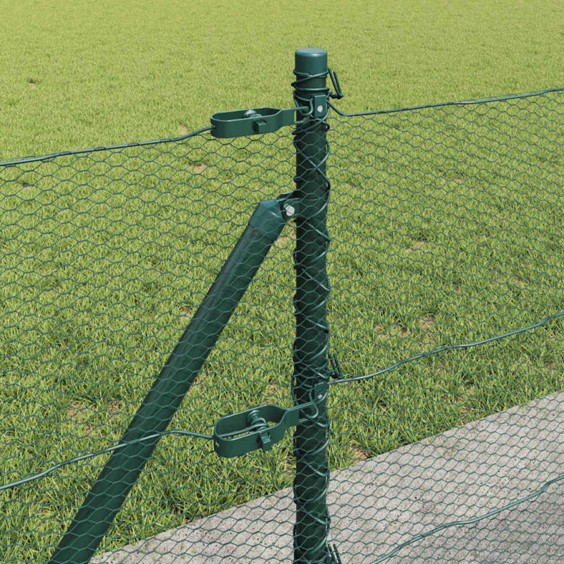 Słupek ogrodzeniowy. Zielony 50 x 0,6 m (siatka 13 mm)
