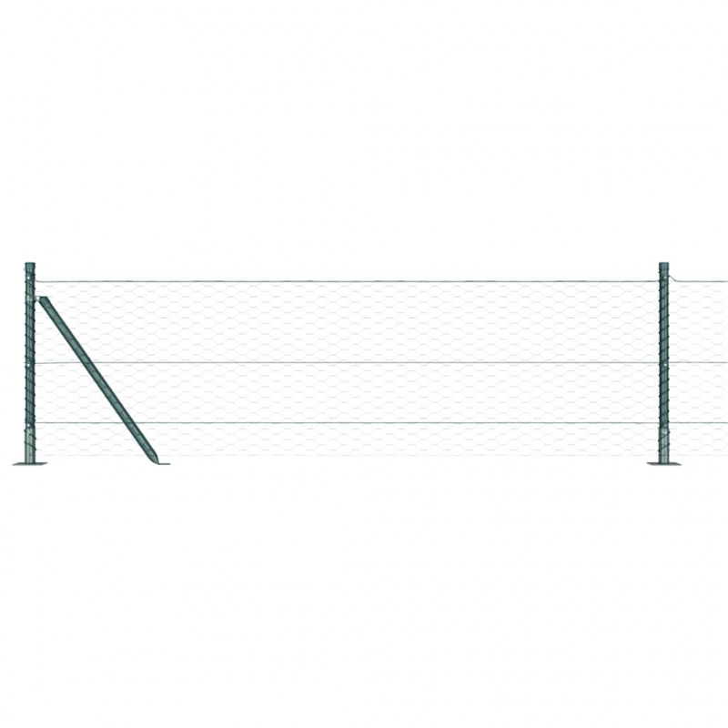 Słupek ogrodzeniowy. Zielony 50 x 0,6 m (siatka 36 mm)