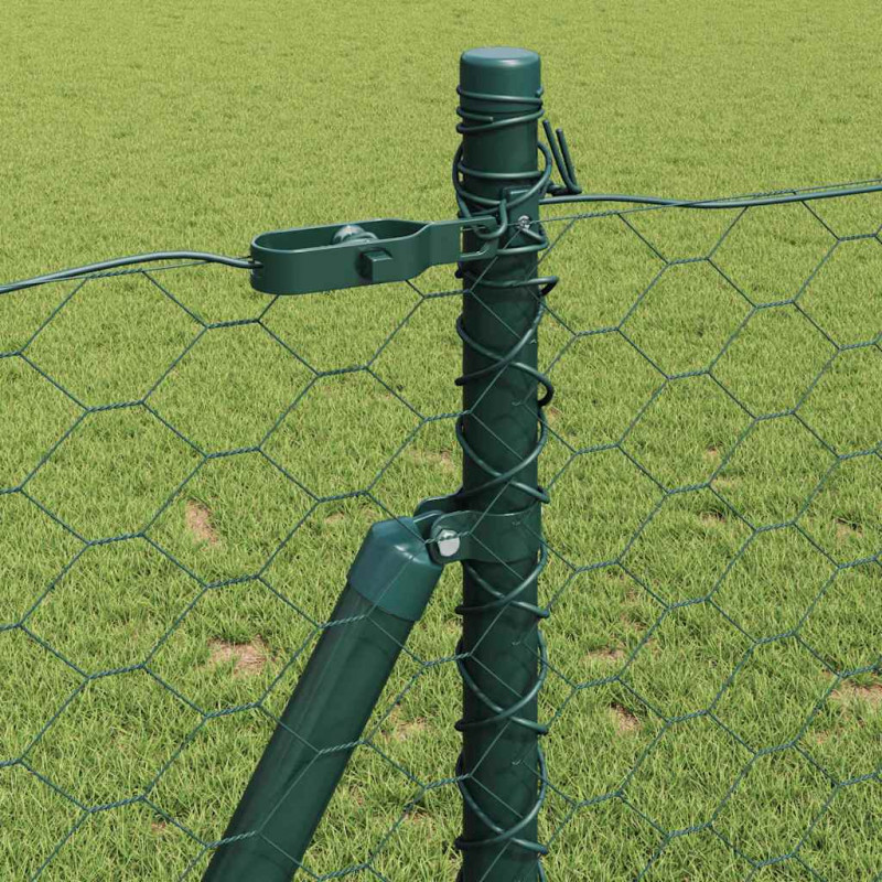 Słupek ogrodzeniowy. Zielony 50 x 0,8 m (siatka 50 mm)