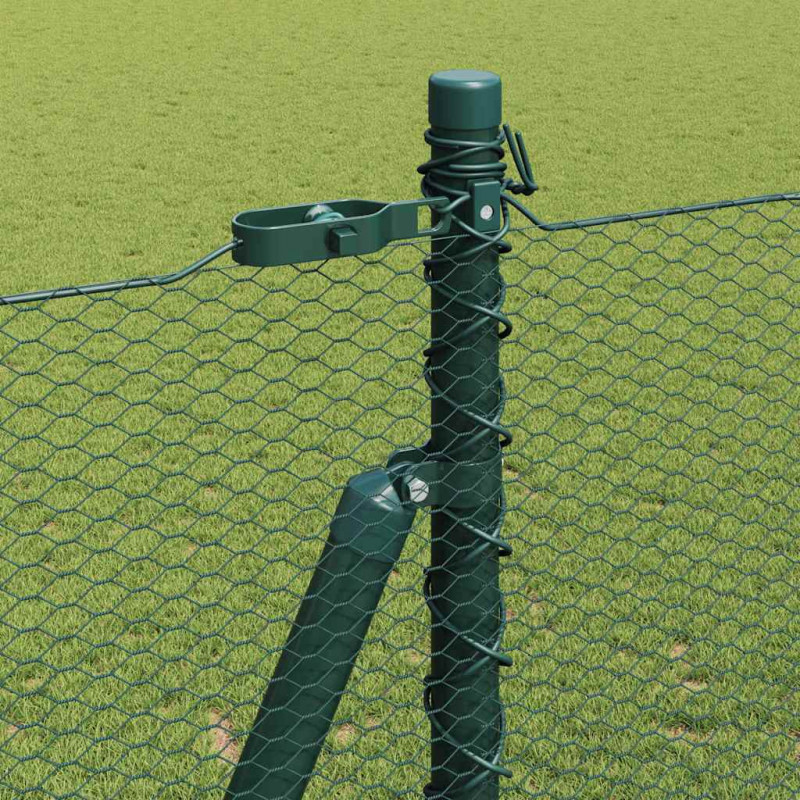 Słupek ogrodzeniowy. Zielony 50 x 1,4 m (siatka 13 mm)