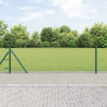 Słupek ogrodzeniowy. Zielony 100 x 0,6 m (siatka 13 mm)