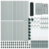 Słupek ogrodzeniowy. Zielony 100 x 0,8 m (siatka 13 mm)