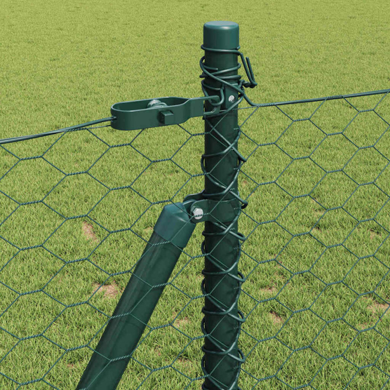 Słupek ogrodzeniowy. Zielony 100 x 0,8 m (siatka 36 mm)