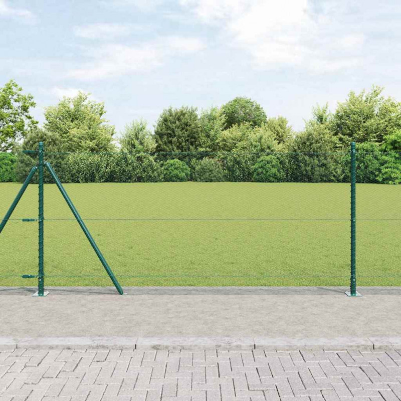 Słupek ogrodzeniowy. Zielony 100 x 1 m (siatka 13 mm)