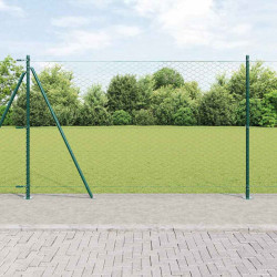 Słupek ogrodzeniowy. Zielony 100 x 1,5 m (siatka 50 mm)