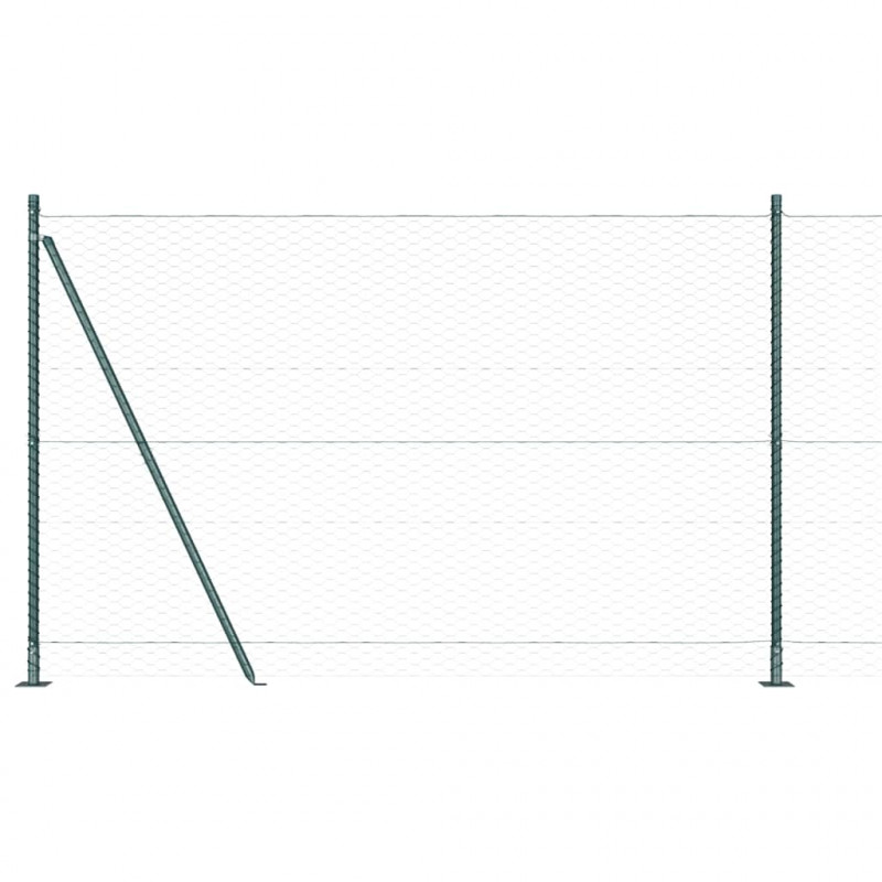 Słupek ogrodzeniowy. Zielony 100 x 1,6 m (siatka 36 mm)
