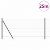 Słupek ogrodzeniowy. Szary 25 x 1 m (25 mm siatka) Stal