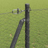 Słupek ogrodzeniowy. Szary 25 x 1,2 m (25 mm siatka) Stal