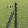 Słupek ogrodzeniowy. Szary 25 x 1,2 m (siatka 36 mm) Stal