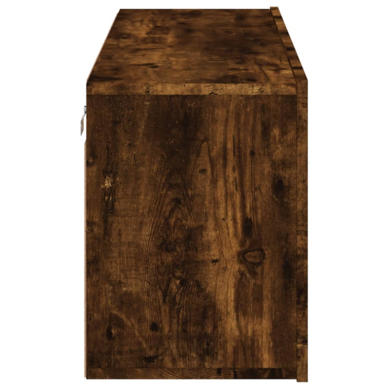 Szafka pod telewizor, ścienna, przydymiony dąb, 100x30x41 cm