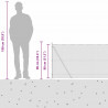 Słupek ogrodzeniowy. Szary 50 x 0,8 m (siatka 13 mm) Stal i PVC