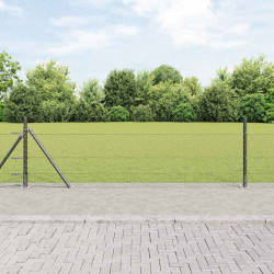 Słupek ogrodzeniowy. Szary 100 x 0,5 m (siatka 25 mm)
