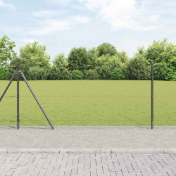 Słupek ogrodzeniowy. Szary 100 x 0,8 m (siatka 25 mm)