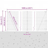Słupek ogrodzeniowy. Szary 100 x 1,2 m (siatka 36 mm)
