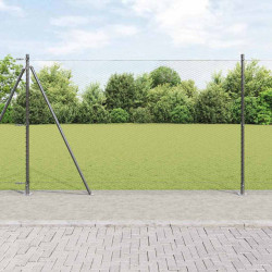 Słupek ogrodzeniowy. Szary 100 x 1,4 m (siatka 25 mm)