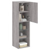 Szafka TV z LED, szary dąb sonoma, 30,5x30x102 cm